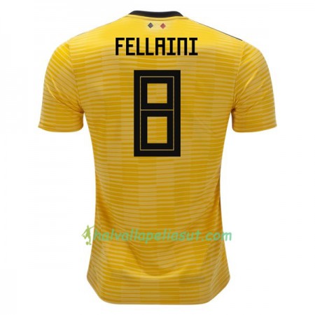 Jalkapallo Pelipaidat Belgia Fellaini 8 World Cup 2018 Vieraspaita